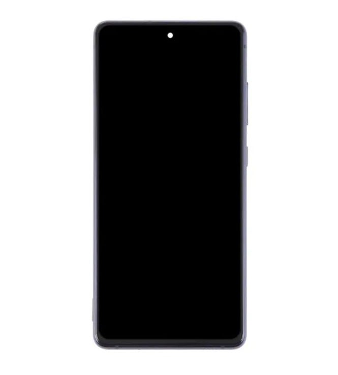 شاشة داخلية عالية الجودة  بديلة ومتوافقة مع موديل تليفون SAM S20 FE G780 (B) FULL  OLED بالفريم  - جينريك - Image 4