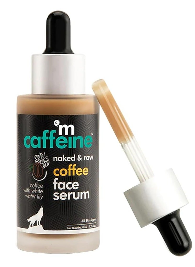 MCaffeine mCaffeine Coffee Hydrating Face Serum for Radiant Skin | Fades Dark Spots & Pigmentation | Shields from Sun Damage | Women & Men | Free from SLS & Parabens | 40ml  - Image 1