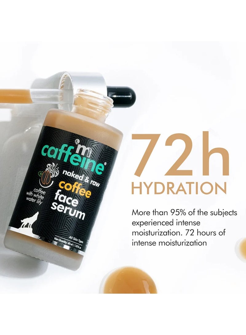 MCaffeine mCaffeine Coffee Hydrating Face Serum for Radiant Skin | Fades Dark Spots & Pigmentation | Shields from Sun Damage | Women & Men | Free from SLS & Parabens | 40ml  - Image 2