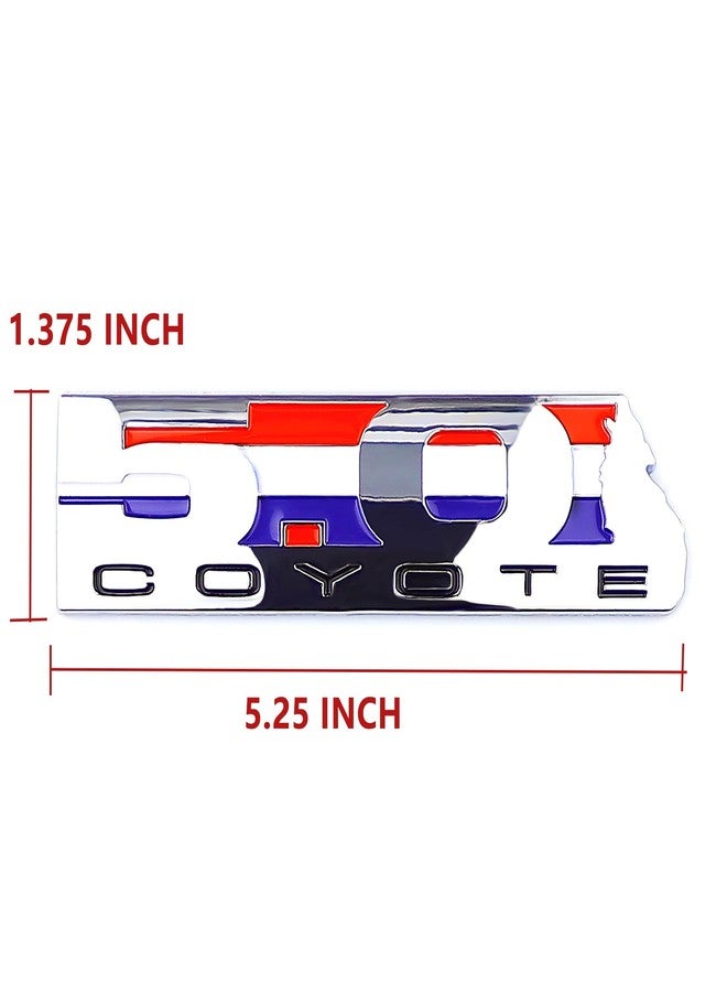 UpAuto Coyote Engine V8 5.0L Howling Emblem Coyote Badge Emblem for EM2430 302 Boss Ford Mustang GT F150 UP-COY05 - Image 4
