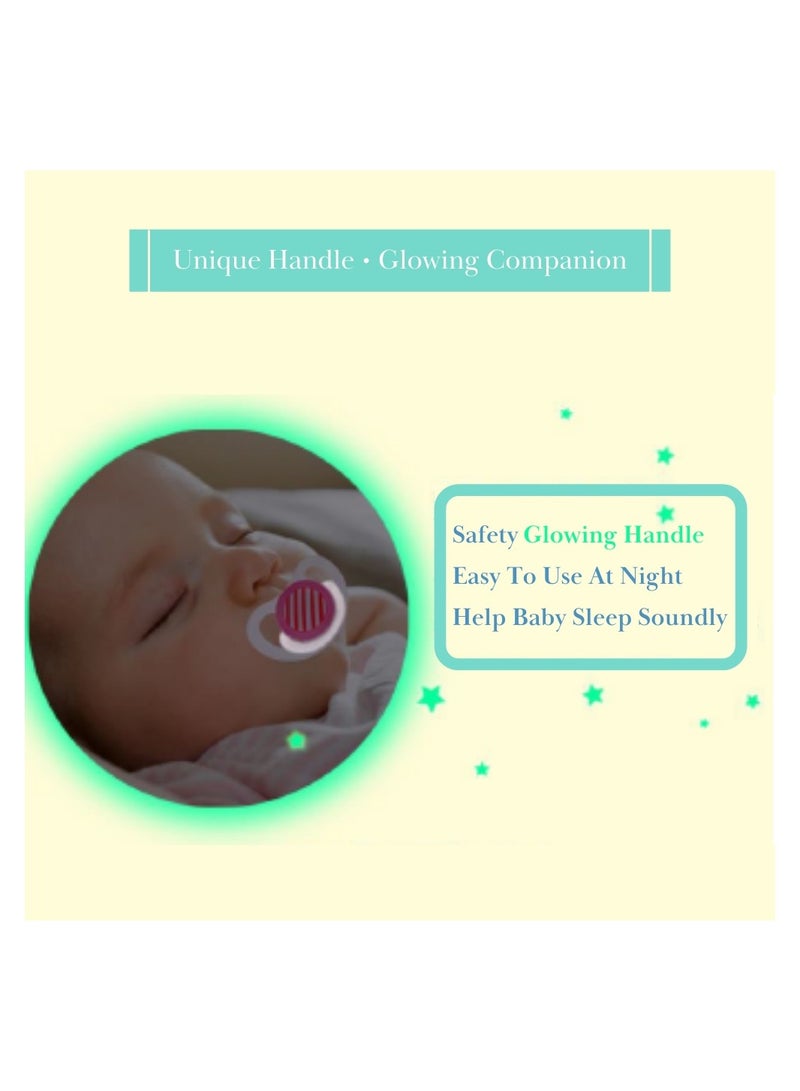 جابلو لهاية سيليكون مائية مع غطاء ومقبض متوهج ليلي للأطفال حديثي الولادة - Image 4