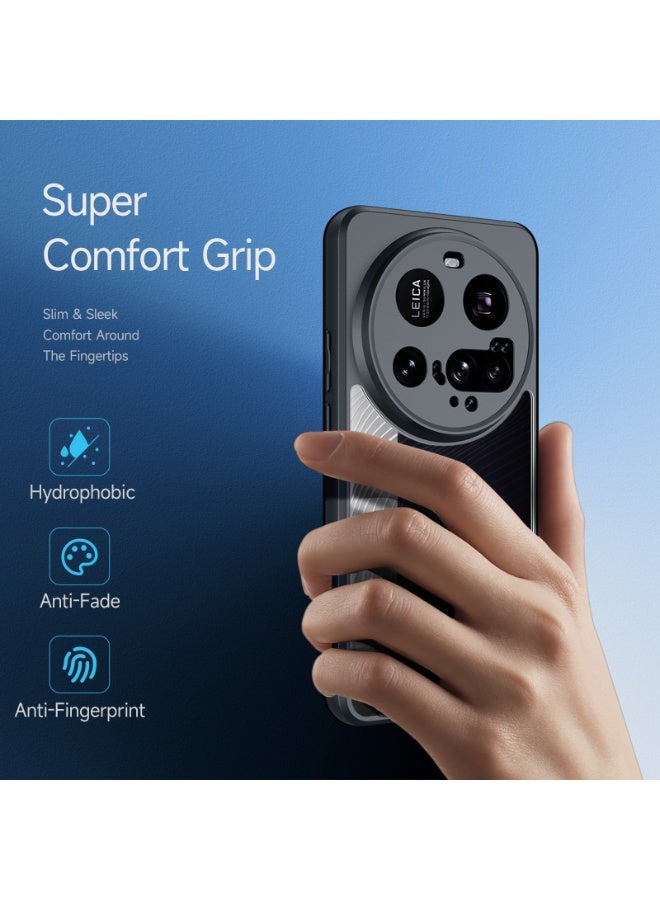 Dux Ducis Aimo Series For Xiaomi 15 Ultra TPU+PC Matte Drop-Proof Phone Cover -Black - Image 5