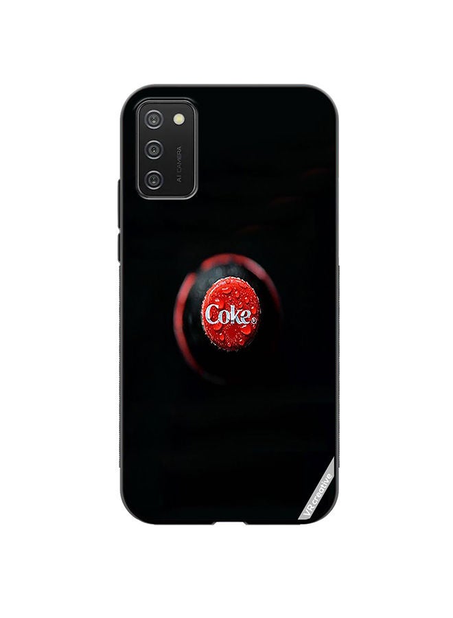 VR CREATIVE Protective Case Cover For Samsung Galaxy A03s Coke Design Multicolour - Image 1