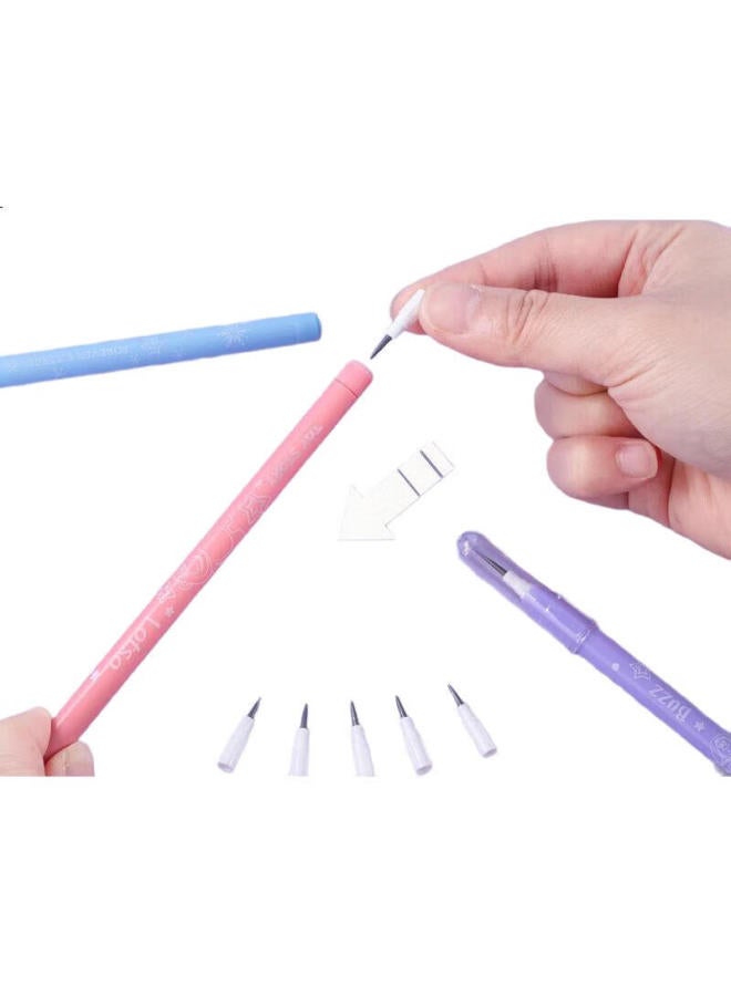 Disney (Disney) Mechanical Pencil With Refillable Lead, Bullet Hb Pencil For Kids Writing, Cartoon Stationery, 4-Pack/ Marvel A73105-A1X - Image 2