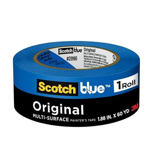 3M ScotchBlue Original Painter's Tape 2090-48NCC – 1.88 in x 60 yd, Multi-Surface, Medium Adhesive, UV and Sunlight Resistant, Clean Removal After 14 Days - Image 1