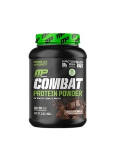 MusclePharm Combat Protein Powder Chocolate Milk 2 lbs 0.9 kg  - Image 1