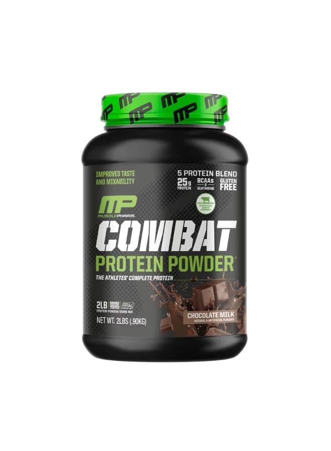 ماسل فارم Combat Protein Powder Chocolate Milk 2 lbs 0.9 kg - Image 1