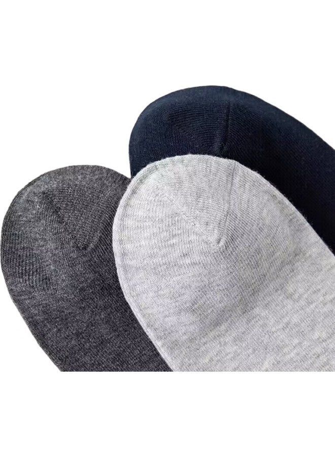 yimian 24-Year Autumn/Winter New Black And White Cotton Mid-Calf Socks For Men, Solid Color Business Long Tube Socks - Image 3