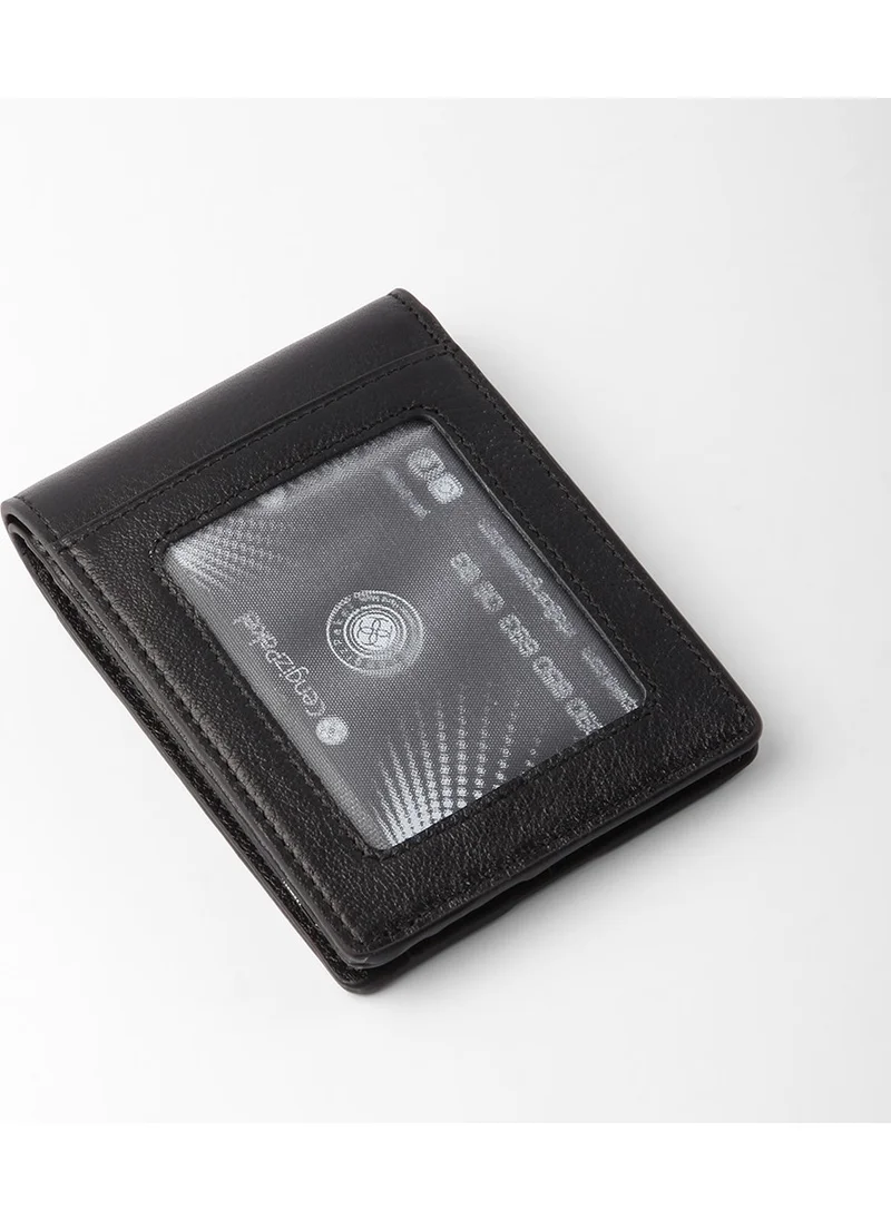 Cengiz Pakel Genuine Leather New Generation Black Men's Wallet