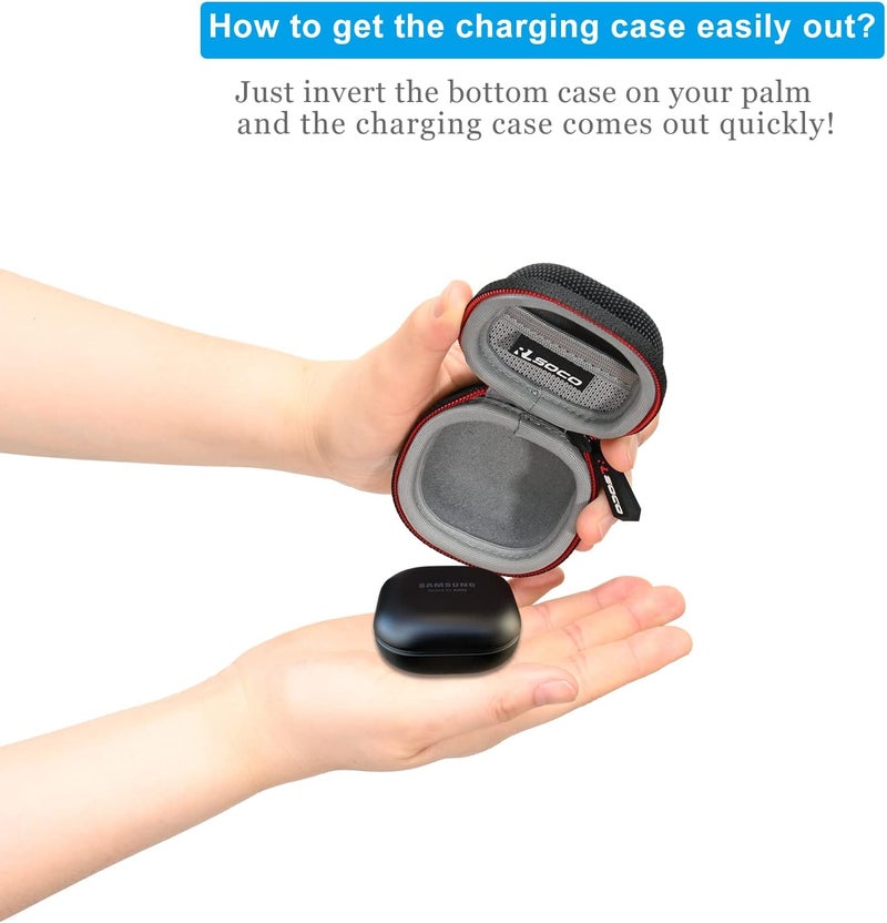 RLSOCO Carrying Case for Samsung Galaxy Buds 2 ProGalaxy Buds ProGalaxy Buds LiveGalaxy Buds 2 True Wireless Earbuds - Image 5