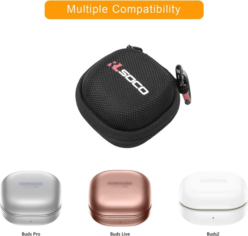RLSOCO Carrying Case for Samsung Galaxy Buds 2 ProGalaxy Buds ProGalaxy Buds LiveGalaxy Buds 2 True Wireless Earbuds - Image 2