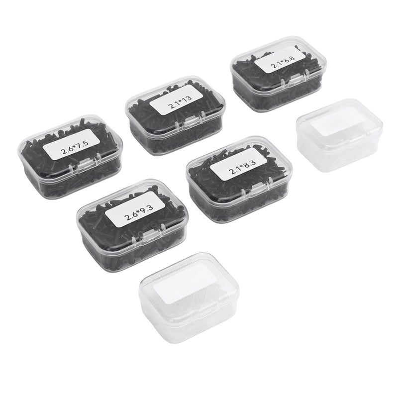 Badminton String Protector Single and Double Hole Anti Collapse Badminton Racket Grommets Assortment Kit N12 Black - Image 3