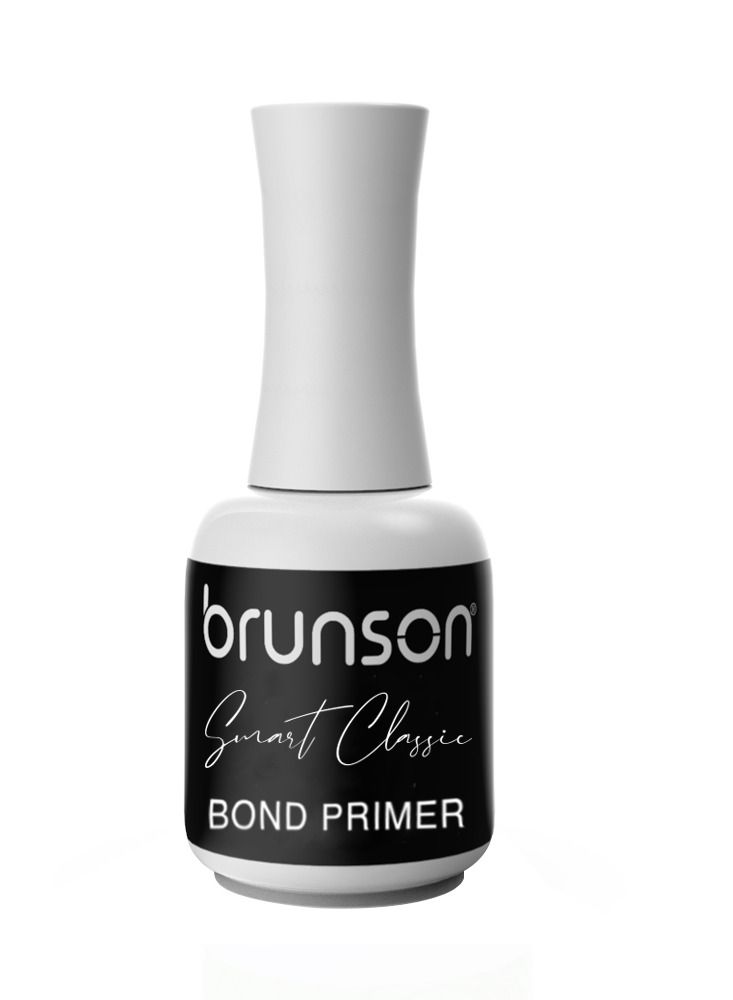 brunson Universal Nail Primer for Gel Nails 15ml Nail Prep Natural Air Dry Nail Bonding Primer for Acrylic Nails Gel Nail Polish Acrylic Powder Non Acid Primer for UV Gels Fast Dry Superior Bonding Agent