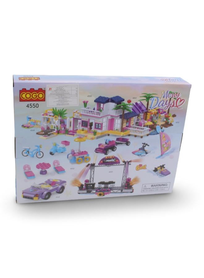 Cogo Merry Days Dream House Building Blocks Set – 360 Pieces - Image 2