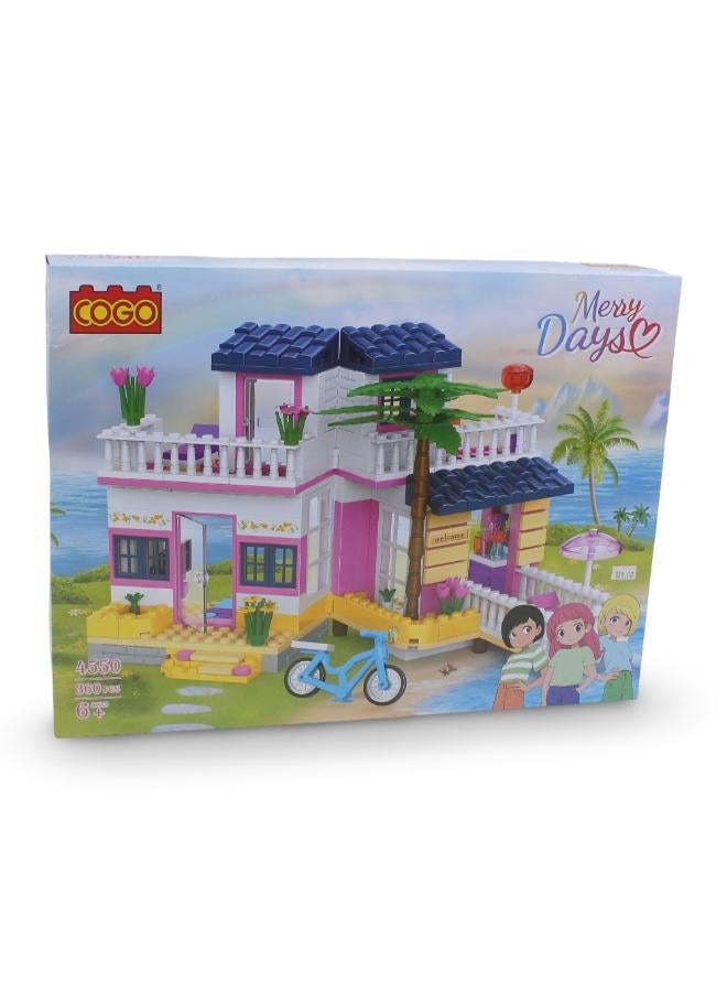 Cogo Merry Days Dream House Building Blocks Set – 360 Pieces - Image 1