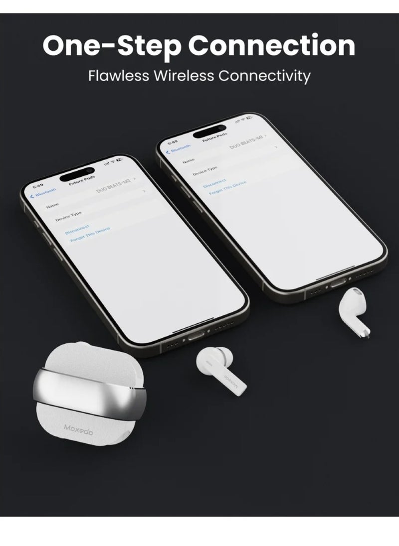 Moxedo Duo Beats 2 in 1 Wireless Bluetooth 5.3 Earbuds Dual Microphone Clear Calls, Sweat Resistance Easy Touch Control with Noise Reduction Technology - pzsku/Z312D0E1A66B7B8AAD3FDZ/45/_/1737402945/b86fbd73-57c2-4283-8be4-9abaf53ee150