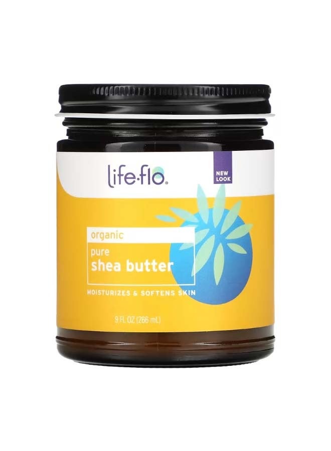لايف-فلو Organic Pure Shea Butter 9 fl oz 266 ml - Image 1