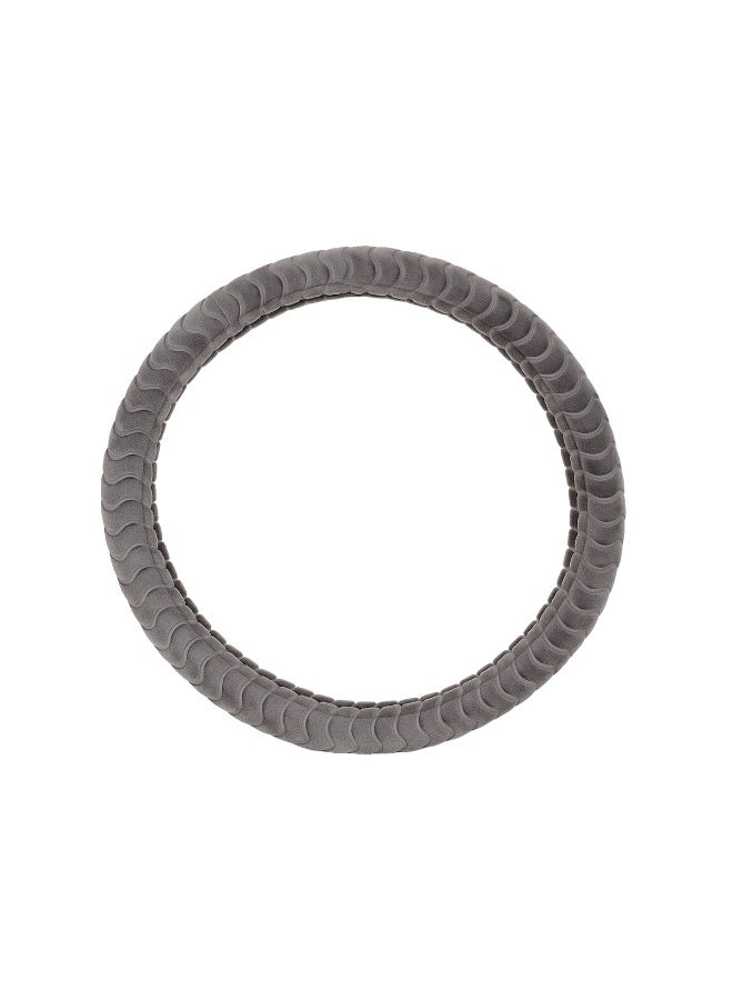 غطاء عجلة قيادة جلدي عالمي - مضاد للانزلاق، مقاوم للتعرق، حماية لجميع فصول السنة للسيارات، قبضة مريحة، سهل التركيب، يناسب معظم عجلات القيادة الدائرية القياسية 5119 - Image 2