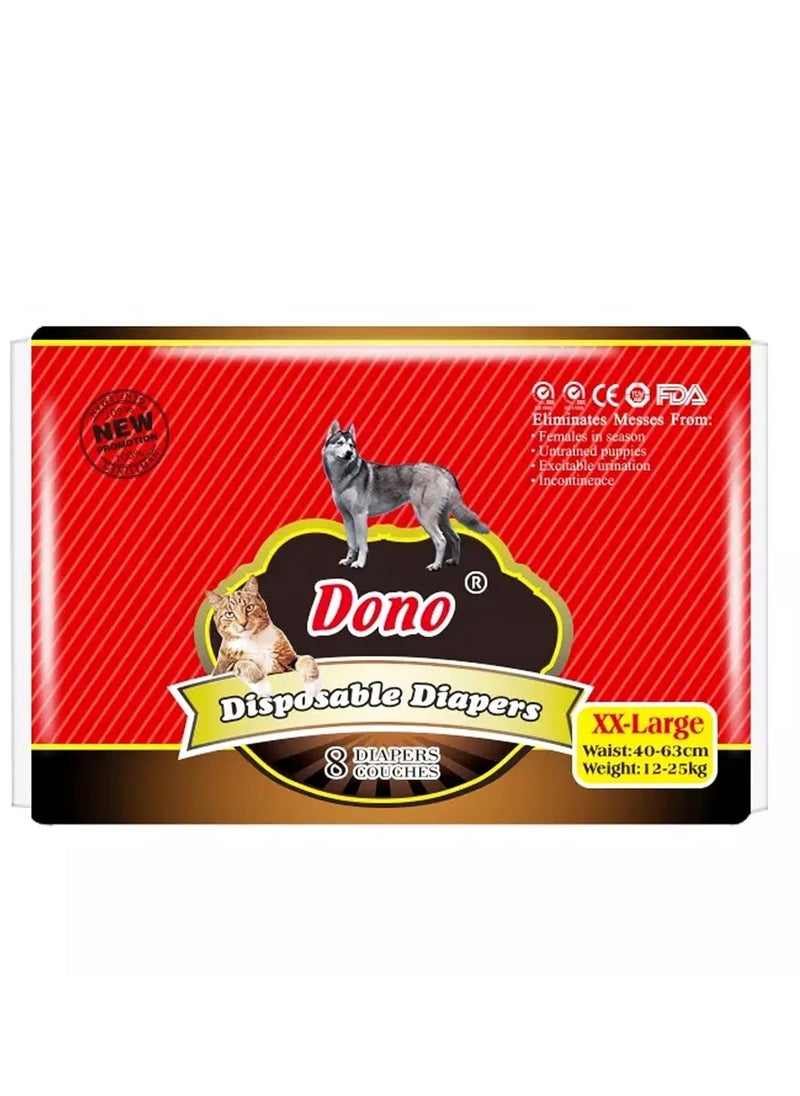 Dono - Disposable Diapers XX Large 8 Pc - Image 1