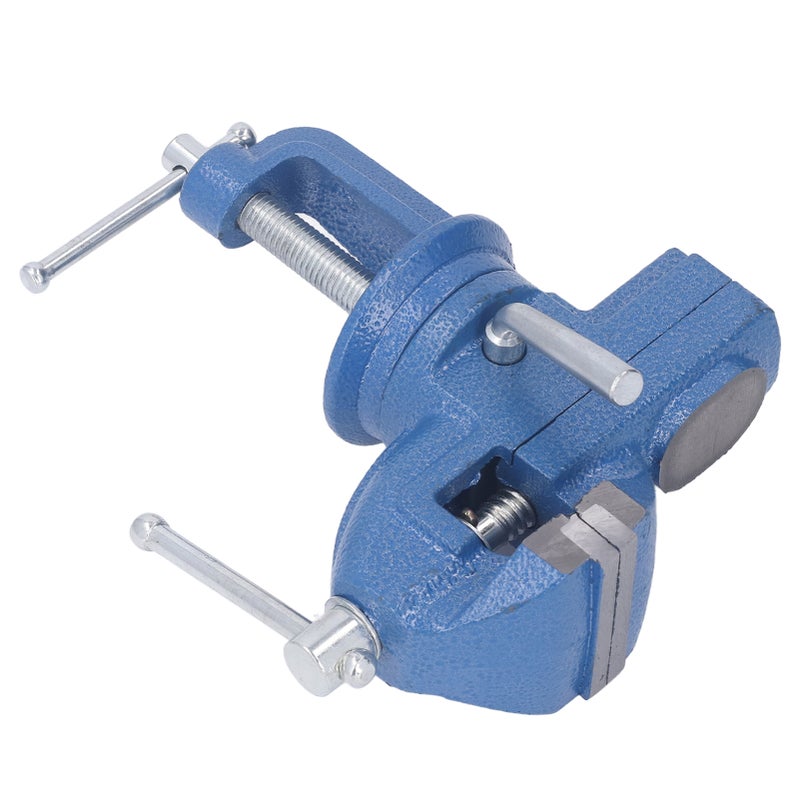 2 Inch Table Vise Clamp On Work Bench Vise 360 Degree Rotation Base Adjustable Woodworking Vise - Image 1