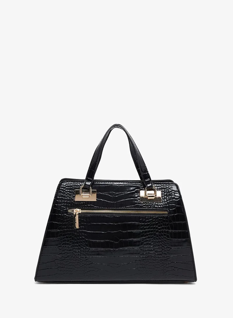 ANNE KLEIN Anne Klein Sandy-c Textured Satchel Bag With Coin Pouch