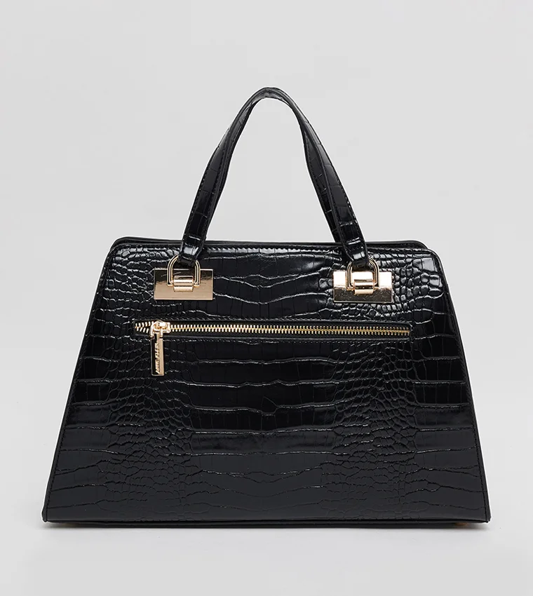 ANNE KLEIN Anne Klein Sandy-c Textured Satchel Bag With Coin Pouch