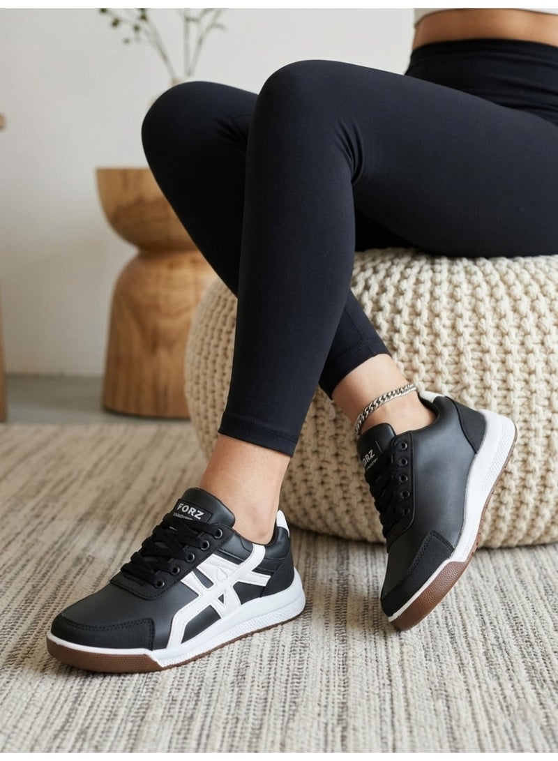 فيبراندا كوتشي نسائي أنيق بتصميم عصري يمنحك مظهرًا شبابيًا L-13-اسود - Image 1