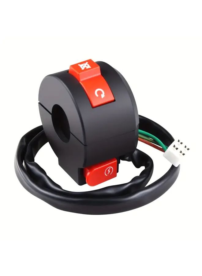Handlebar Switch 22mm 4 Wire Start Stop for 110cc 125cc ATV Quad - Image 1