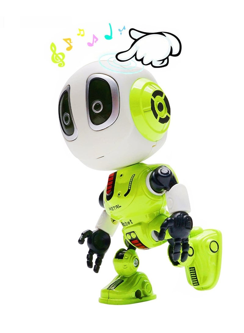Excefore Talking Robot for Kids, Education Robot Toy Mini Robot with LED Eyes New Smart Toys for 3-9 Year Old Boys Girls Best Birthday Gifts(Green) - Image 1