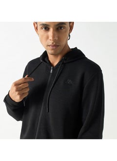 Kappa Kappa Solid Hooded Sweatshirt with Pockets  - Image 4