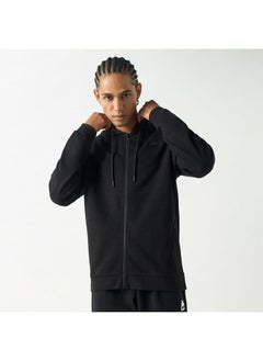 Kappa Kappa Solid Hooded Sweatshirt with Pockets  - Image 1