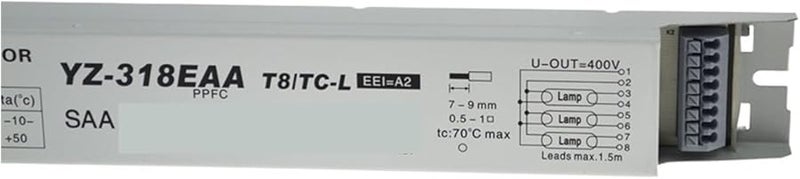 YZ 218EAA كابح إلكتروني لمصباح الفلورسنت T8 بقوة 18 واط و20 واط - Image 4