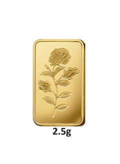 24 karat gold bar, weighing 2.5 gram
