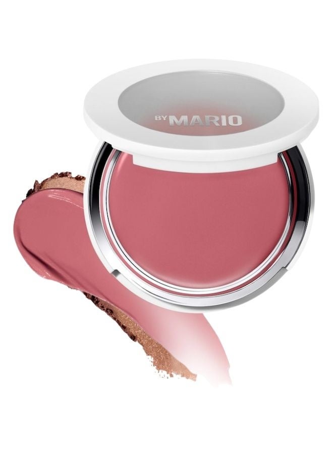 MAKEUP BY MARIO Soft Pop Plumping Cream Blush Veil 5g – Shade Rose Crush – Spiced Rose, Hydrating, Buildable Color, Luminous Dewy Finish - Image 1