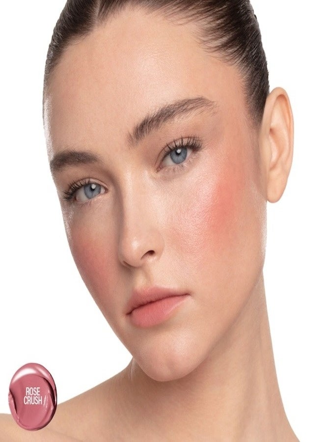 MAKEUP BY MARIO Soft Pop Plumping Cream Blush Veil 5g – Shade Rose Crush – Spiced Rose, Hydrating, Buildable Color, Luminous Dewy Finish - Image 3