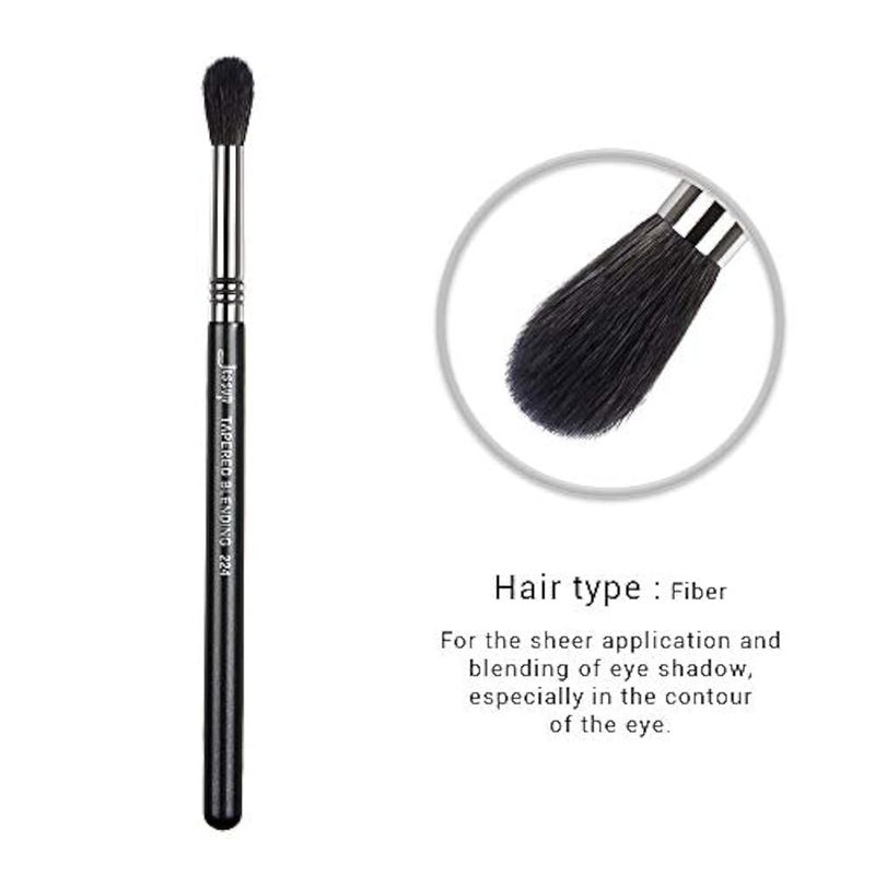 Jessup Make Up Brush - Eye Shadow & Blending Brush, Professional Cosmetic Brush, Soft Synthetic Hair, Black - Image 3