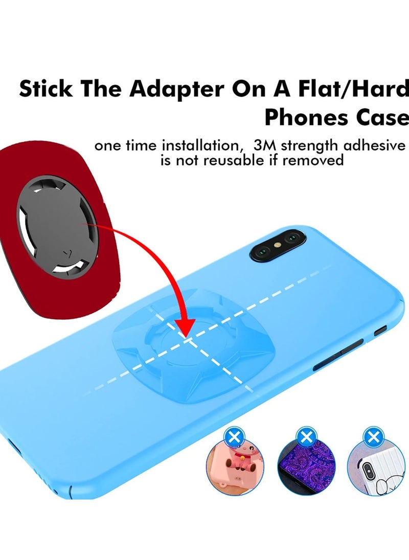 Muyixin - Motorcycle/Bicycle Handlebar Mount, Fork Stem Mount, Phone Case Mount with Twist Lock, Quick Attach/Detach, 360° Rotation Bike Accessories for Any Phones GPS - Image 1