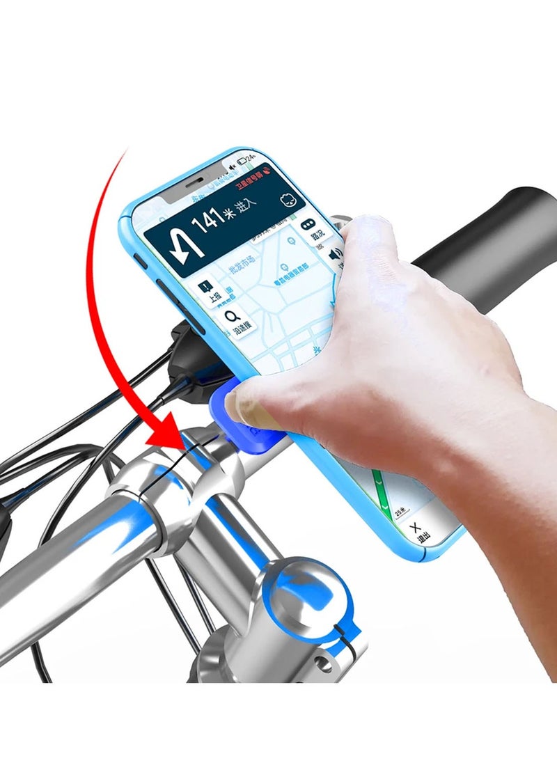 Muyixin Motorcycle/Bicycle Handlebar Mount, Fork Stem Mount, Phone Case Mount with Twist Lock, Quick Attach/Detach, 360° Rotation Bike Accessories for Any Phones GPS  - Image 4