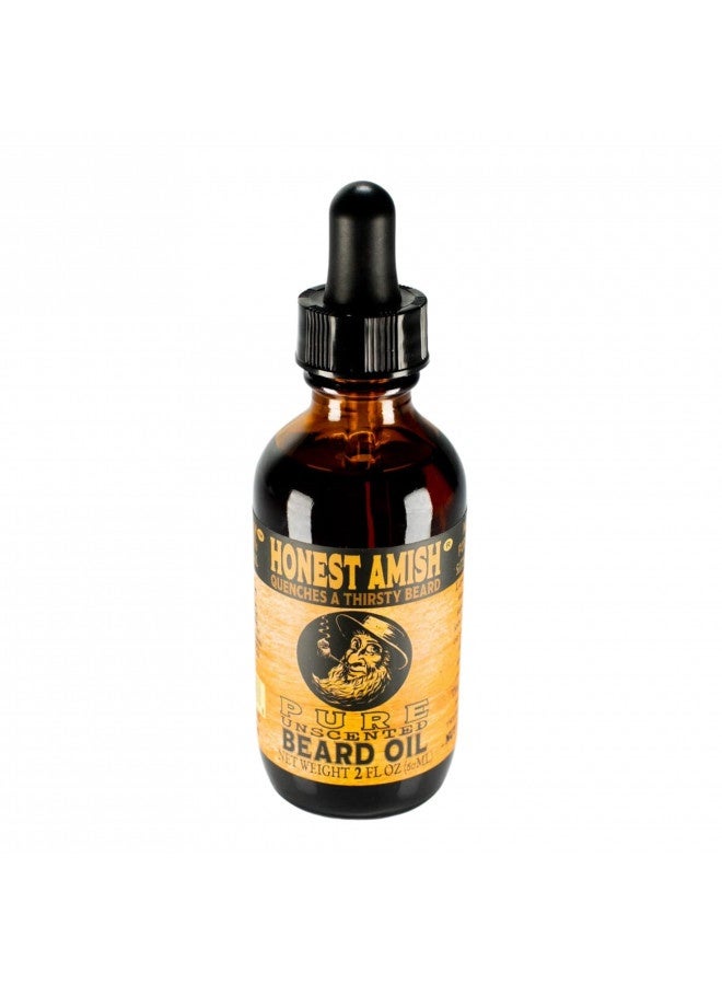 Honest Amish Honest Amish - Pure Beard Oil - 2 Ounce - Fragrance Free  - Image 3