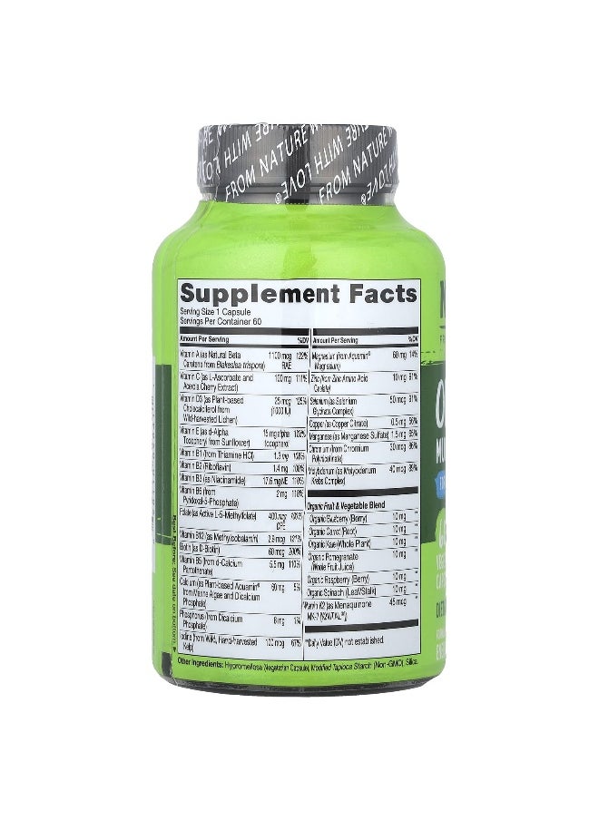 NATURELO NATURELO, One Daily Multivitamin For Men 50+, 60 Vegetarian Capsules  - Image 2