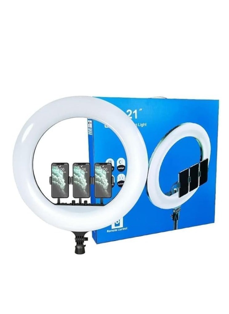 Generic - RL-21 LED Ring Light – 21-Inch Ring Light with Adjustable Tripod for Phone & Camera - Image 1