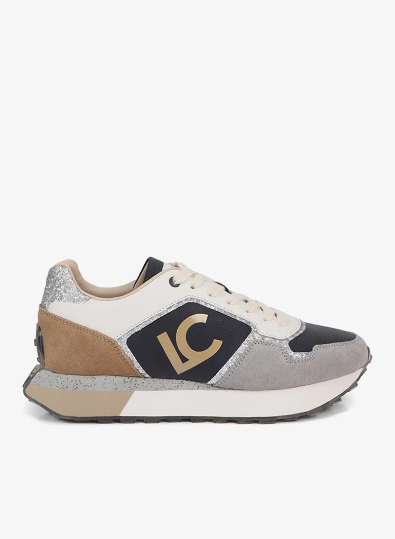 Lola Casademunt Animal print trainers with personalised sole and leather details