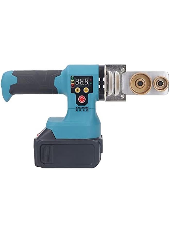 Plastic Water Pipe Welder, Handheld Digital Socket Fusions Welder Kit, 240W PPR Pipe Welding Machine with Rechargeable Battery for PPR PE HDPE Pipe (220 to 320℃ Temperature) - Image 1