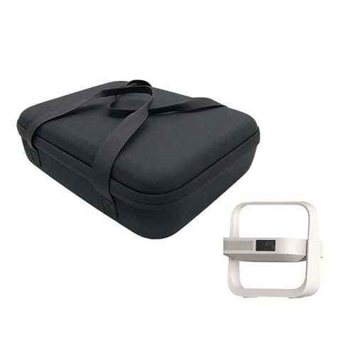 rokeblau Hard Carrying Storage Case For XGIMI Elfin Flip 2024 New Projector & Multi-Angle Projector Stand, Waterproof, Shock-proof with Separate Space (black hard case) - Image 1