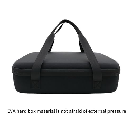 rokeblau Hard Carrying Storage Case For XGIMI Elfin Flip 2024 New Projector & Multi-Angle Projector Stand, Waterproof, Shock-proof with Separate Space (black hard case) - Image 3