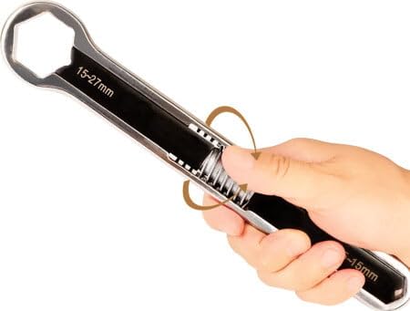 OVERA مفتاح ربط متعدد الوظائف قابل للتعديل من أوفرا برأس مزدوج أدوات إصلاح يدوية عالمية متعددة الوظائف شحن مباشر 1 قطعة - Image 2