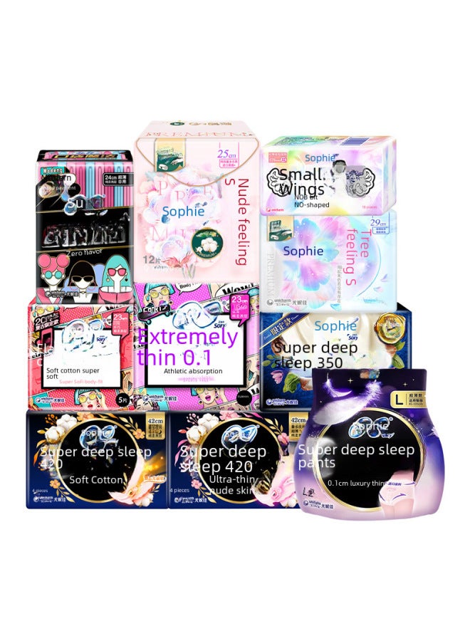 صوفي صوفى فوط صحية يومية طويلة للاستخدام الليلي سراويل مريحة للنوم علبة كاملة أصلية بالنيابة عن المصنعين - Image 5