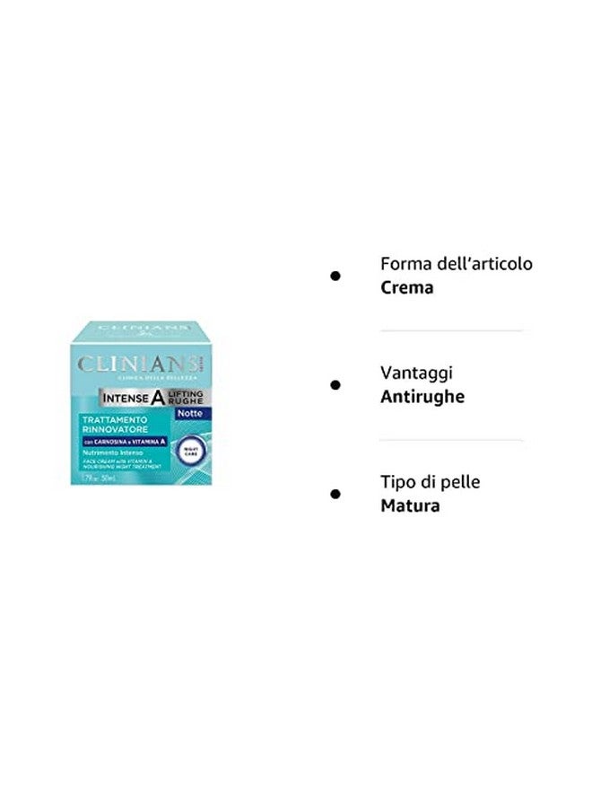 clinians Intense A Lifting Rughe Hydronourishing Night Face Cream 1.7 Fl Oz - Image 2