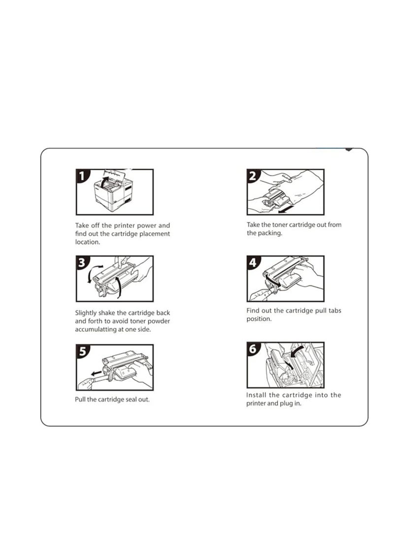 Terabyte 116A Compatible Toner Cartridge W2062A use for Color Laser MFP178nw 179fnw 150a 150w 150nw Printers (Black) - Image 2
