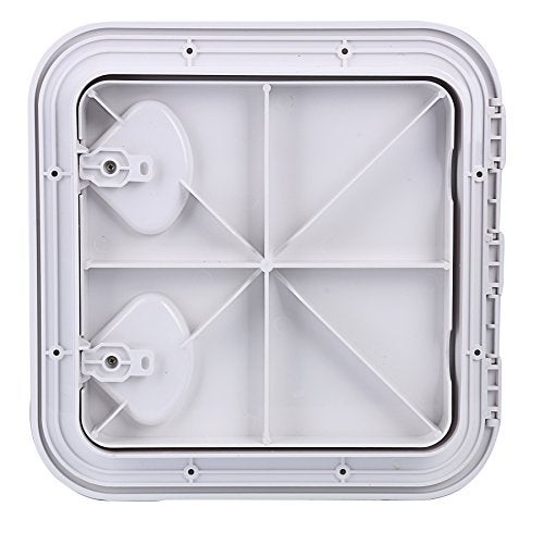 Amarine Made Marine Deck Hatch Boat Deck Hatch Access Hatch & Lid 14-1/2" X 14-5/8" - White - 370mmx375mm - Image 4